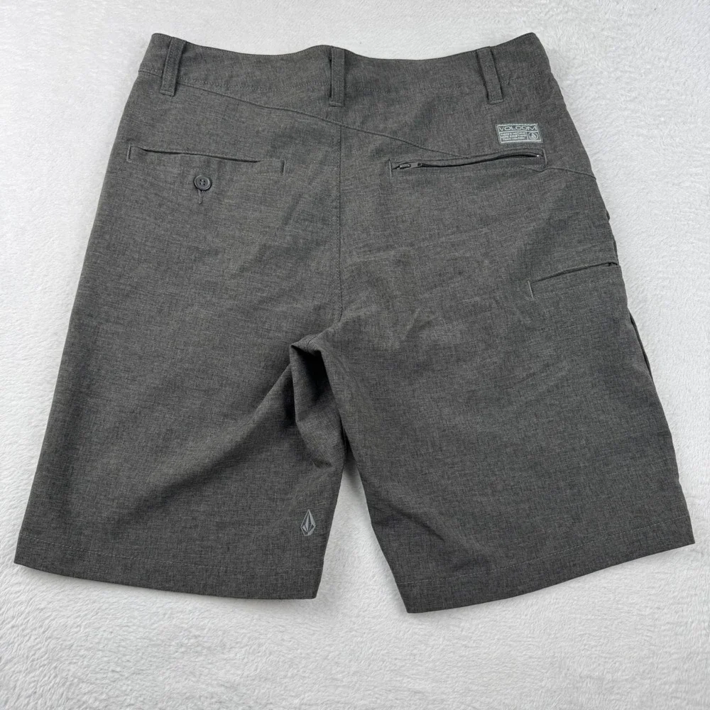 Volcom Surf & Turf Hybrid Shorts Mens 30 Gray 4-Way Stretch Skater Surfer